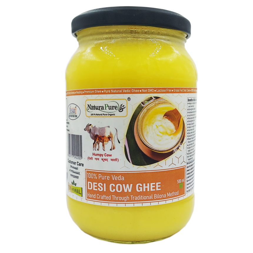 NATURAPURE LS 100 Pure A2 Desi Cow Ghee Made By Traditional Bilona