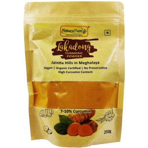 Pure Natural (ISO Certified) Lakadong Turmeric Powder 250GRM